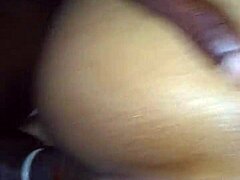 Oiled booty teases beautifully