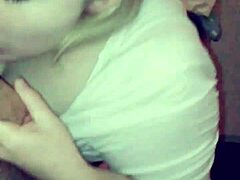 Blonde's thrilling pov oral surprise
