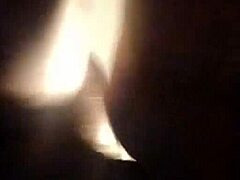 Intense session with ebony lover