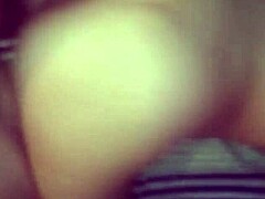 Teen bums bounce in doggy style