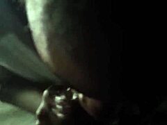 Ebony beauty's sloppy oral magic
