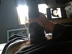 Aj’s Quick Cam Masturbation Before Cumshot