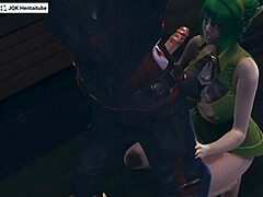 Hentai 3d captain america fucks forest goddess