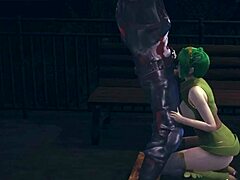Green Forest Goddess Seduces Captain America