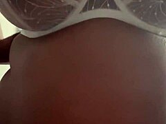 Big and natural ebony tits
