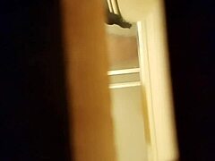 spying on her rubbing hairy pussy