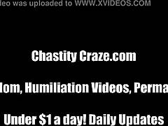 Trapped in Chastity with No Escape from Tease