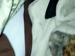 skinny teen’s intense action