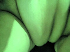 Chubby girl sucks balls then rides lover hard