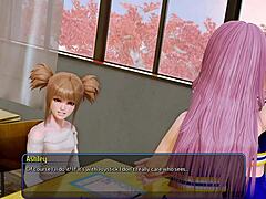 Harem hotel for big-chested teens