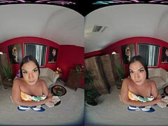 petite colombian cutie’s vr anal fun
