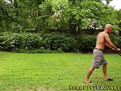 Transexuals masturbating to intense orgasm
