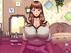 Hentai milf blowjob in anime scene