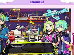 Vtuber Lewdneko gangbang in action