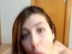 Deepthroat stepdad until he pounds me hard