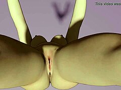 3D close-up of Mercy's face sit