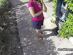 Broke Teen Bold Public Pleasure