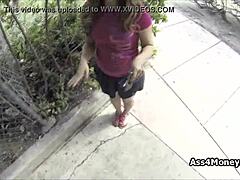 Broke Teen Sucks Cock After Payphone Struggle
