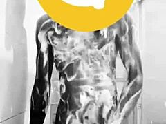 Black Caribbean man masturbates