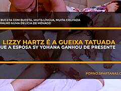 Tattooed Latina girl goes wild