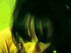 my friend’s girlfriend gives an amateur blowjob