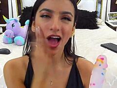 perfect model captivates on camera