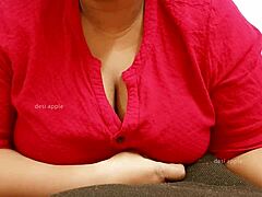 Bhabhi flaunts her assets