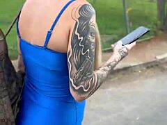 Public thrill for busty and hung lovers