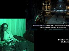 Busty BBW in Dead Space