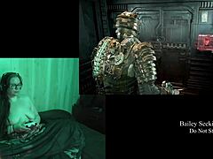 Busty BBW in Dead Space