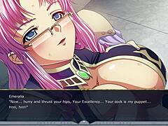 Emerald's erotic threesome with big boobs