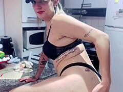 Big boobs and throat fucking