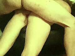 Blonde wife teases husband with rough ass play