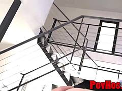 naughty teen’s raw POV thrill