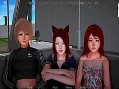 Boobs and butts in anime-style game