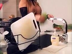 Bebe's big clit dinner delight