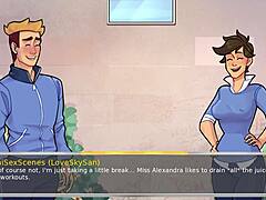 teens' naughty shower antics