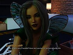 Fairies dive into daring threesome