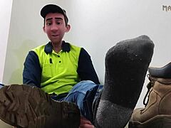 Gay man finds comfort in foot fetish