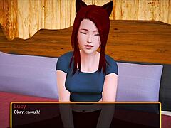 Petite Teen's Emotional Family Play