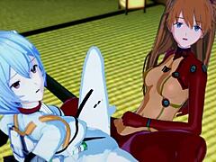 Asuka and Reis in Juicy Sync