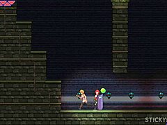 Anime game features blonde's rough ride