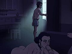 Asian MILF's Sensual Cartoon Creampie