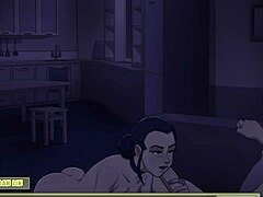 Asian MILF's Sensual Cartoon Creampie