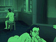 Asian MILF's Sensual Cartoon Creampie