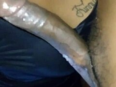 Ebony Slut Sucks Massive Black Cock