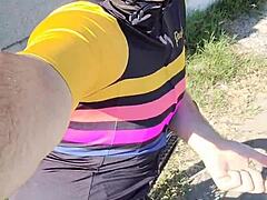 Gay Cyclist's Sizzling Ride