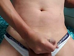 Gay Boy Enjoys Himself in Underwear