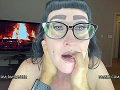 Dildo action in alternative beauty