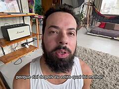 ever seen a bearded man suck 41 cocks?